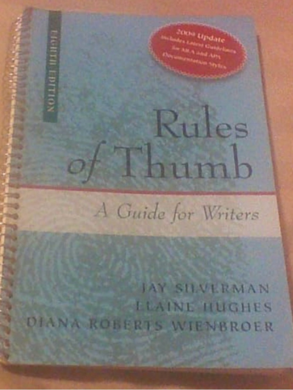 Rules of Thumb A Guide for Writers